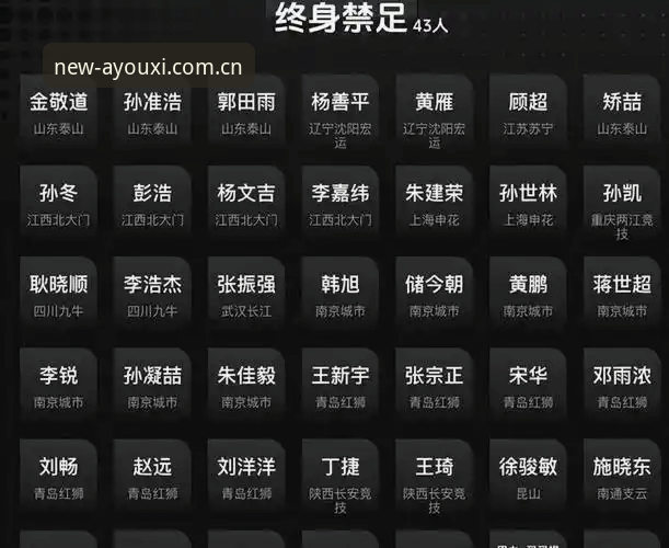 中国足球反腐风暴深度评测：足协第三批禁足名单全景解析与行业反思